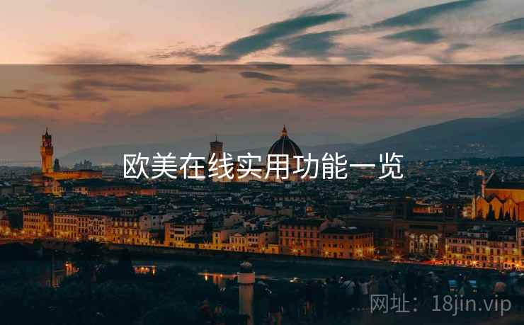 欧美在线实用功能一览