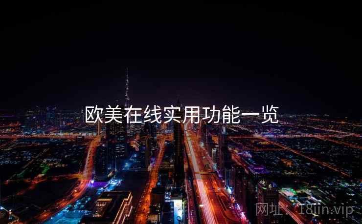 欧美在线实用功能一览