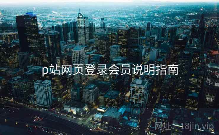 p站网页登录会员说明指南