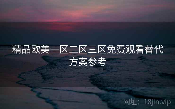 精品欧美一区二区三区免费观看替代方案参考