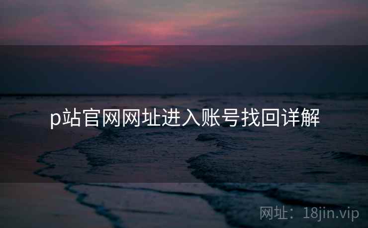 p站官网网址进入账号找回详解