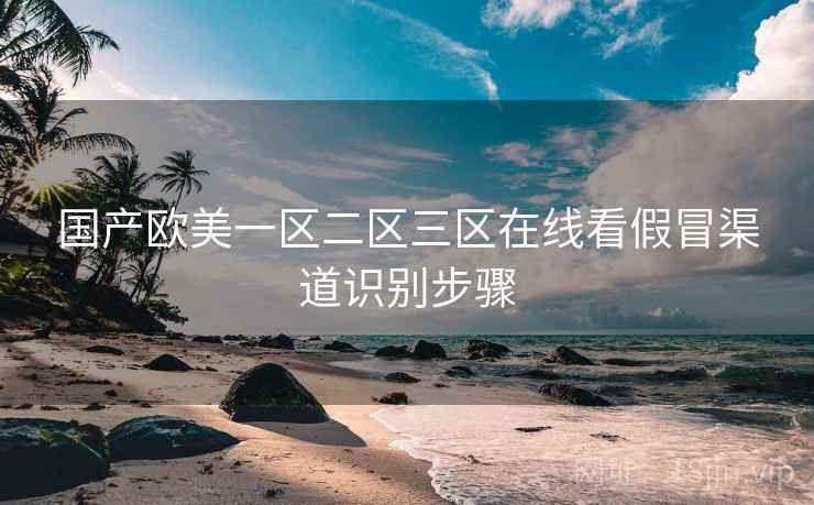 国产欧美一区二区三区在线看假冒渠道识别步骤