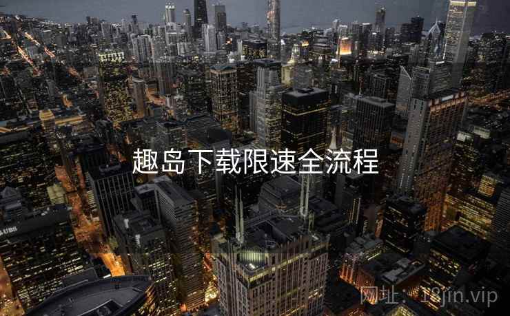 趣岛下载限速全流程