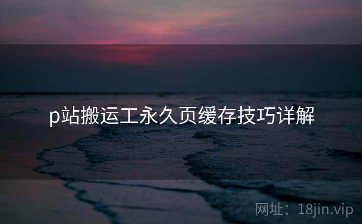 p站搬运工永久页缓存技巧详解