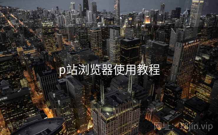 p站浏览器使用教程